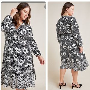 Anthropologie Amity wrap dress